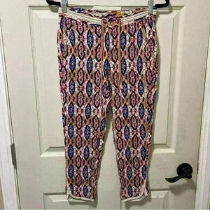 Anthropologie Pilcro And The Letterpress Paz Ikat Joggers Pants Boho Size 25P